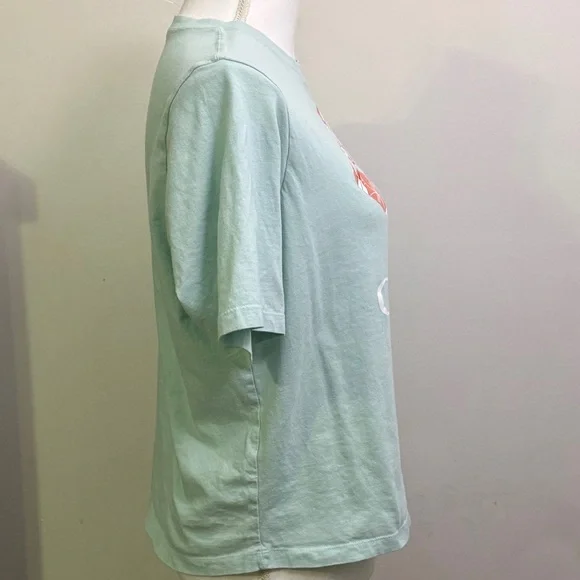 Columbia Sportswear Graphic Logo Tee Floral Print — Women’s Size Medium - Picture 2 of 7